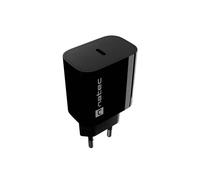 Cargador de red natec ribera 1x usb-c 20w negro