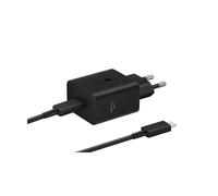 Cargador de red rápido GaN USB-C de 45 W con cable de 1m80, Negro