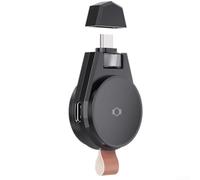 Cargador de reloj, 1 base magnética USB C portátil 2 en 1, carga rápida, para Samsung Galaxy Watch 8/7/6/5/4/3, diseño compacto de viaje, cargador para uso diario