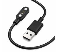 Cargador de reloj inteligente, cable de carga magnético USB de 2 pines para | Carga rápida compatible con reloj inteligente IDW13/15/16/17/19/21/23/25/26/28, ID208, GTX20, para modelos de aplicación