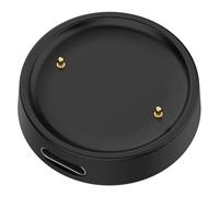 Cargador de reloj tipo C, adaptador de cable de carga, convertidor compatible con Amazfit Active 2/Bip 6 Smartwatch Cargador (sin cable) (negro)