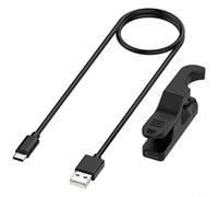 Cargador de reloj USB Clip de carga de repuesto para Gpr-H1000 Gpr-H1000R Reloj deportivo Salida estable Material ABS compacto Fácil de fijar Desmontar Viajes al aire libre Ligero Negro 10x8x3cm