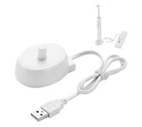 Cargador de Repuesto Compatible con 3757, estación de Carga para Cepillo de Dientes eléctrico Braun 3757, Cargador portátil de Repuesto para Serie Genius Pro, Cargador USB Tipo 3757