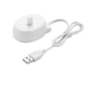 Cargador De Repuesto For Cepillo De Dientes Eléctrico con Enchufe USB, Cable De Alimentación, Base De Carga Y Cargador De Viaje, Compatible con Oral-B, Modelo 3757.
