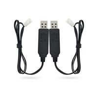 Cargador de Repuesto para batería de Coche RC de Control Remoto Carrera Mario, Cable de Carga USB de 2 pies (Paquete de 2) - PDEEY