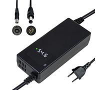 Cargador de Scooter eléctrico 54,6V 2A, Adecuado para baterías de Litio de 48V, con Pantalla LED y múltiples Funciones de protección y reparación, Equipado con un Conector RCA de 8mm, DC 5,5 * 2,1mm.