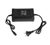36 V/1.8A Batería de Plomo Cargador Eléctrico del Cargador para la Cochecito de Ebike Cargador del Carro Enchufe a 3 Pines (negro)