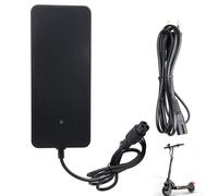 Cargador de Scooter Eléctrico de 54,6 V 2 A, Compatibilidad con Kugoo M4/M4 Pro/Hitway H5/H5 Pro/UrbanGlide/Speedway para Cargador de Batería de Litio de 48 V Hoverboard, Conector de 3 Pines de 12 mm