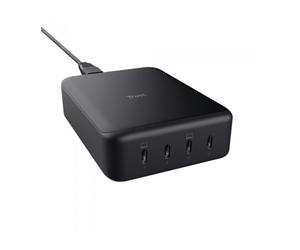 Cargador de Sobremesa Trust Maxo/ 4xUSB Tipo-C/ 240W/ Compatible con Portátiles