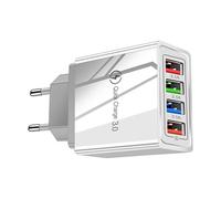 Cargador de teléfono, Cabezal de Carga | Cargador de Pared 4 Veces más rápido - El Adaptador USB de Carga ultrarrápida Carga Cuatro Dispositivos a la Vez para teléfonos Inteligentes y tabletas