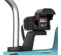 Cargador de teléfono de moto | para motocicleta con puerto USB de carga rápida para motocicleta, seguro con tapa dura para Acción de Gracias, Navidad, Año Nuevo chino