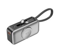Cargador De Teléfono Móvil Magnético Carga De Smartphone 22,5W | Pack batería reloj inteligente para mujeres Gamers fotógrafos excursionistas senderismo camping ciclismo carretera