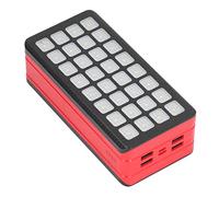 Cargador De Teléfono Portátil, Banco De Energía Solar De Gran Capacidad De 50000 MAh con 32 Cuentas De Lámpara LED, Luz Baja Y Fuerte, Batería Externa De Carga Rápida For Acampar Al Aire Libre