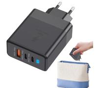 Cargador de teléfono rápido - 3,7 x 2,2 x 1,3 pulgadas PC + ABS Material ignífugo 120 W Multipuerto USB Bloque de carga rápida | Estación de carga USB con indicador luminoso, cargador C