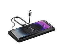 Cargador de teléfonos móviles inalámbricos para la almohadilla de carga de autos de automóviles | 15 W INTELIGENTE, Ultra-Flender Wireless Car Carger, soporte de cargador de automóviles, alfombra de c