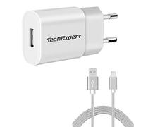 Cargador de toma de corriente hacia USB para lector Kit Blanc