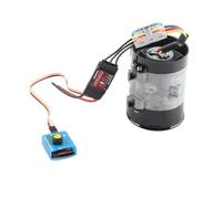 Cargador de turbina eléctrica de alta velocidad, ventilador de entrada de aire de refuerzo de 12 V con regulador, cargador turbo de potencia de 380 W, 35000 rpm