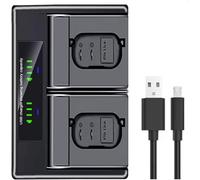 Cargador de viaje dual USB para Leica BP-SCL7 - Compatible con Leica M11, M11-D, M11-P Cámara BP-SCL7 Cargador Batería