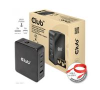 CARGADOR DE VIAJE INTERNACIONAL CLUB3D GAN 140W
