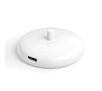 Cargador de viaje para cepillo de dientes eléctrico de repuesto delgado compatible con cepillo de dientes eléctrico Philips Sonicare HX, mini cargador portátil inductivo tipo C