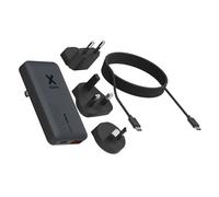 Cargador de viaje USB-C PD 65W y USB-A QC 4.0 GaN3 Ultra con cable USB-C de 1 m