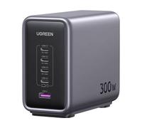 Cargador Desktop UGREEN Nexode Pro Fast Charger (160 W - 1 Puerto USB-A - 4 Puertos USB-C - Gris)