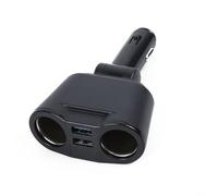 Cargador digital dual USB para coche, salida máxima de 5 V 3,1 A, compatibilidad de 12 a 24 V, pantalla de voltaje real, carga rápida para coches, SUV y minivans