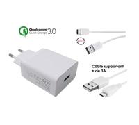 Cargador DLH DY-AU2860W Interior USB Quick Charge 3.0 20W Blanco