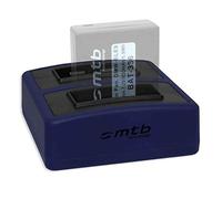 Cargador Doble Compact (USB) para Panasonic DMW-BLE9(E), BLG10(E) / DMC-GF6, GX7, GX80,TZ91, TZ101 ... / Leica BP-DC15 - Cable USB Micro Incluido