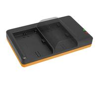 Cargador Doble (Corriente, USB) para Canon LP-E6(N) / EOS 5D Mark II, III, IV / 5D(S) R, 6D, 7D II, 60D(a), 70D, 80D… v. Lista/Fuente de alimentación Incluido