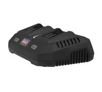 Cargador Doble De Batería Sealey 20V Serie SV20 Ion De Litio CP20VMC2