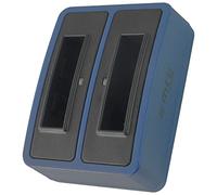 Cargador Doble (USB/Coche/Corriente) para Rollei RL410B / Rollei Action CAM 230, 240, 400, 410 / Maginon AC-800W