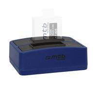 Cargador Doble (USB) para cámara Deportiva Qumox SJ5000(+), SJ5000X, SJ4000(+) / SJCam M10(+), X1000... - Contiene Cable Micro USB