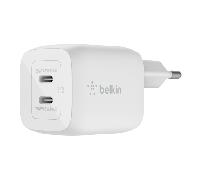 CARGADOR DOMESTICO BELKIN WCH011VFWH DOBLE USB-C GAN BOOST CHARGE PRO 45w (25w+20w)