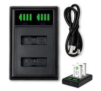 Cargador Dual Compatible con Batería NP-BX1 para Sony ZV-1 ZV-1F RX100 RX100 II/III/IV/V/VA HX80 HX90V HX99 HX350 HDR-CX405 - Cargador USB Tipo-C con Pantalla LED y Protección Inteligente