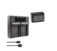 Cargador Dual De Batería VW-VBT190 De 1950 MAH, Compatible con Panasonic, For HC-V110 HC-V130 HC-V160 HC-V180 HC-V201 HC-V210 HC-V230 HC-V250(1 Battery Set)