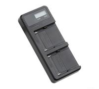 Cargador dual del USB para la serie de Sony F con, carga rápida de la exhibición del LCD para el cargador de batería F970