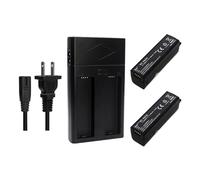 Cargador Dual y batería de Repuesto HB01/HB02, Compatible con cardán de Mano dji Osmo OM150 OM160(2Battery 1Charger)