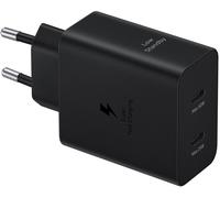 Cargador Duo de carga súper rápida de 25 W/50 W con cable USB-C-USB-A de 18 m (negro) - SAMSUNG