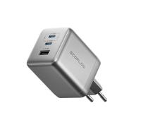 Cargador EF EcoFlow Rapid Pro 100 W, 3 Puertos, USB-C de 100 W (máx.), Cargador multidispositivo 3 en 1, GAN, Compatible con iPhone 16/15, Samsung, MacBook y Muchos más