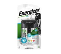 Cargador Energizer Accu Recharge Pro Para Aaa Aa Con 4 Baterías Aa 2000Mah NUEVO