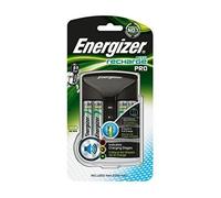 Energizer Cargador Pro - 4 Pilas AA 2000 mAh Incluidas - Compatible con Pila Recargable AAA y AA - Carga rápida en 4 Horas - Apagado automático para la protección contra sobrecarga