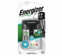 Cargador Energizer PRO Para AAA Y AA NiMH + 4 AA 2000 mAh Baterías Recargables