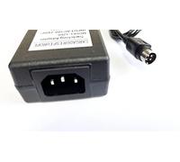 CARGADOR ESP Cargador Corriente 12V 6A 4 Pin Compatible con Reemplazo para Icy Box SHANPU Power PAS060123-H1 Recambio Replacement