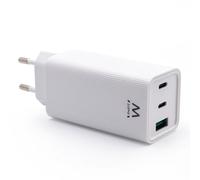 Cargador rapido ewent ew1323 65w 2 x usb tipo c 1 x usb tipo a