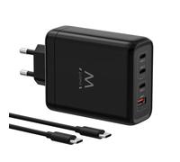 Cargador Ewent EW1337 140W GaN 4 puertos USB-C/A