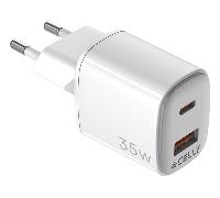CARGADOR GAN 1USB 1USBC 35W WH