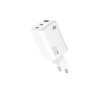Cargador de pared gan subblim 65w charger usb c+c+a/ 2xusb tipo-c/ 1xusb/ 65w