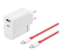 Cargador GaN 80W doble puerto USB-C+USB-A carga rápida, compatible PD/SUPERVOOC/QC, compacto y seguro