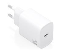 Cargador de pared gan aisens a110-0950/ 1xusb tipo-c/ 30w/ blanco
